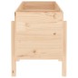 vidaXL Arriate elevado de jardín madera maciza de pino 121x50x57 cm vidaXL Arriate elevado de jardín madera maciza de pino 121x50x57 cm