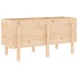 vidaXL Arriate elevado de jardín madera maciza de pino 121x50x57 cm vidaXL Arriate elevado de jardín madera maciza de pino 121x50x57 cm