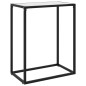 vidaXL Mesa consola vidrio templado blanco 60x35x75 cm vidaXL Mesa consola vidrio templado blanco 60x35x75 cm