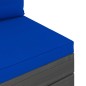 vidaXL Muebles de palés de jardín 5 piezas cojines madera maciza pino vidaXL Muebles de palés de jardín 5 piezas cojines madera maciza pino