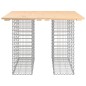 vidaXL Banco de jardín diseño gaviones madera maciza pino 100x102x72cm vidaXL Banco de jardín diseño gaviones madera maciza pino 100x102x72cm