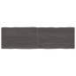 vidaXL Tablero mesa madera tratada borde vivo marrón 200x60x(2-6) cm vidaXL Tablero mesa madera tratada borde vivo marrón 200x60x(2-6) cm