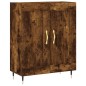vidaXL Aparador de madera de ingeniería roble ahumado 69,5x34x90 cm vidaXL Aparador de madera de ingeniería roble ahumado 69,5x34x90 cm