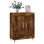vidaXL Aparador de madera de ingeniería roble ahumado 69,5x34x90 cm vidaXL Aparador de madera de ingeniería roble ahumado 69,5x34x90 cm