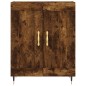 vidaXL Aparador de madera de ingeniería roble ahumado 69,5x34x90 cm vidaXL Aparador de madera de ingeniería roble ahumado 69,5x34x90 cm