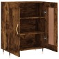 vidaXL Aparador de madera de ingeniería roble ahumado 69,5x34x90 cm vidaXL Aparador de madera de ingeniería roble ahumado 69,5x34x90 cm