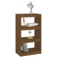 vidaXL Estantería/divisor de espacios pino marrón miel 60x30x103,5 cm vidaXL Estantería/divisor de espacios pino marrón miel 60x30x103,5 cm