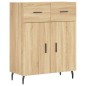vidaXL Aparador de madera de ingeniería roble Sonoma 69,5x34x90 cm vidaXL Aparador de madera de ingeniería roble Sonoma 69,5x34x90 cm