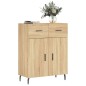 vidaXL Aparador de madera de ingeniería roble Sonoma 69,5x34x90 cm vidaXL Aparador de madera de ingeniería roble Sonoma 69,5x34x90 cm