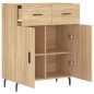 vidaXL Aparador de madera de ingeniería roble Sonoma 69,5x34x90 cm vidaXL Aparador de madera de ingeniería roble Sonoma 69,5x34x90 cm