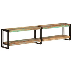 vidaXL Mueble de TV madera maciza reciclada 180x30x40 cm