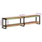 vidaXL Mueble de TV madera maciza reciclada 180x30x40 cm