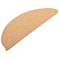 vidaXL Alfombrilla autoadhesiva escalera sisal 15uds naranja 65x21x4cm vidaXL Alfombrilla autoadhesiva escalera sisal 15uds naranja 65x21x4cm