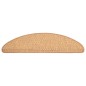 vidaXL Alfombrilla autoadhesiva escalera sisal 15uds naranja 65x21x4cm vidaXL Alfombrilla autoadhesiva escalera sisal 15uds naranja 65x21x4cm