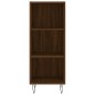 vidaXL Aparador de madera de ingeniería marrón roble 34,5x32,5x90 cm vidaXL Aparador de madera de ingeniería marrón roble 34,5x32,5x90 cm