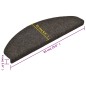 vidaXL Alfombrillas autoadhesivas escalera 5 uds antracita 65x21x4 cm vidaXL Alfombrillas autoadhesivas escalera 5 uds antracita 65x21x4 cm