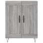 vidaXL Aparador de madera de ingeniería gris Sonoma 69,5x34x90 cm vidaXL Aparador de madera de ingeniería gris Sonoma 69,5x34x90 cm