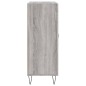 vidaXL Aparador de madera de ingeniería gris Sonoma 69,5x34x90 cm vidaXL Aparador de madera de ingeniería gris Sonoma 69,5x34x90 cm