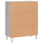 vidaXL Aparador de madera de ingeniería gris Sonoma 69,5x34x90 cm vidaXL Aparador de madera de ingeniería gris Sonoma 69,5x34x90 cm