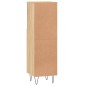 vidaXL Armario de baño madera contrachapada roble Sonoma 30x30x100 cm vidaXL Armario de baño madera contrachapada roble Sonoma 30x30x100 cm