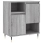 vidaXL Aparador de madera contrachapada gris Sonoma 60x35x70 cm vidaXL Aparador de madera contrachapada gris Sonoma 60x35x70 cm