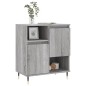 vidaXL Aparador de madera contrachapada gris Sonoma 60x35x70 cm vidaXL Aparador de madera contrachapada gris Sonoma 60x35x70 cm