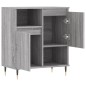 vidaXL Aparador de madera contrachapada gris Sonoma 60x35x70 cm vidaXL Aparador de madera contrachapada gris Sonoma 60x35x70 cm