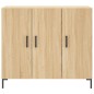 vidaXL Aparador de madera de ingeniería roble Sonoma 90x34x80 cm vidaXL Aparador de madera de ingeniería roble Sonoma 90x34x80 cm