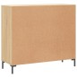 vidaXL Aparador de madera de ingeniería roble Sonoma 90x34x80 cm vidaXL Aparador de madera de ingeniería roble Sonoma 90x34x80 cm