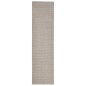 vidaXL Alfombra de sisal natural color arena 66x250 cm