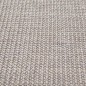 vidaXL Alfombra de sisal natural color arena 66x250 cm