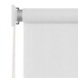 vidaXL Persiana enrollable de exterior HDPE blanca 60x140 cm