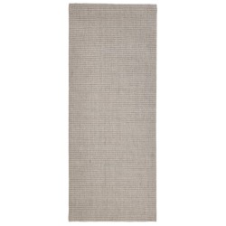 vidaXL Alfombra de sisal natural color arena 80x200 cm