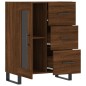 vidaXL Aparador de madera de ingeniería marrón roble 69,5x34x90 cm vidaXL Aparador de madera de ingeniería marrón roble 69,5x34x90 cm