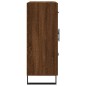 vidaXL Aparador de madera de ingeniería marrón roble 69,5x34x90 cm vidaXL Aparador de madera de ingeniería marrón roble 69,5x34x90 cm