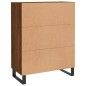 vidaXL Aparador de madera de ingeniería marrón roble 69,5x34x90 cm vidaXL Aparador de madera de ingeniería marrón roble 69,5x34x90 cm
