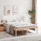vidaXL Cama para personas mayores madera maciza de pino 135x190 cm vidaXL Cama para personas mayores madera maciza de pino 135x190 cm