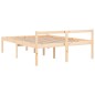 vidaXL Cama para personas mayores madera maciza de pino 135x190 cm vidaXL Cama para personas mayores madera maciza de pino 135x190 cm