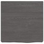 vidaXL Estante pared madera roble tratada marrón oscuro 40x40x(2-6) cm