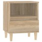 vidaXL Mesitas de noche 2 unidades roble Sonoma 40x35x50 cm