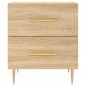 vidaXL Mesita de noche madera de ingeniería roble Sonoma 40x35x47,5 cm vidaXL Mesita de noche madera de ingeniería roble Sonoma 40x35x47,5 cm