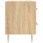 vidaXL Mesita de noche madera de ingeniería roble Sonoma 40x35x47,5 cm vidaXL Mesita de noche madera de ingeniería roble Sonoma 40x35x47,5 cm