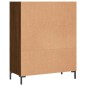 vidaXL Estantería madera de ingeniería roble marrón 69,5x32,5x90 cm vidaXL Estantería madera de ingeniería roble marrón 69,5x32,5x90 cm