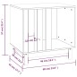 vidaXL Caseta para perros madera maciza de pino negro 60x45x57 cm