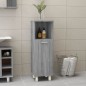 vidaXL Armario de baño madera contrachapada gris Sonoma 30x30x95 cm vidaXL Armario de baño madera contrachapada gris Sonoma 30x30x95 cm