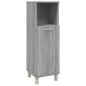 vidaXL Armario de baño madera contrachapada gris Sonoma 30x30x95 cm vidaXL Armario de baño madera contrachapada gris Sonoma 30x30x95 cm