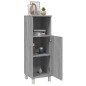 vidaXL Armario de baño madera contrachapada gris Sonoma 30x30x95 cm vidaXL Armario de baño madera contrachapada gris Sonoma 30x30x95 cm
