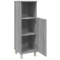 vidaXL Armario de baño madera contrachapada gris Sonoma 30x30x95 cm vidaXL Armario de baño madera contrachapada gris Sonoma 30x30x95 cm