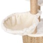 vidaXL Árbol para gatos con poste rascador 126 cm hierba marina vidaXL Árbol para gatos con poste rascador 126 cm hierba marina