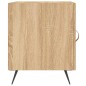 vidaXL Mesita de noche madera de ingeniería roble Sonoma 40x40x50 cm vidaXL Mesita de noche madera de ingeniería roble Sonoma 40x40x50 cm